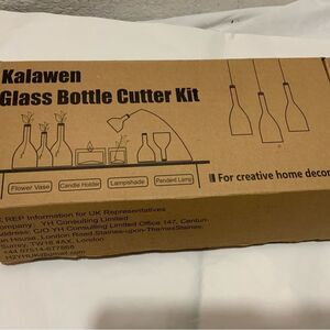 Kalawen Glass Bottle Cutter - Bottle Cutter & Glass Cutter for Bottles Kit DIY